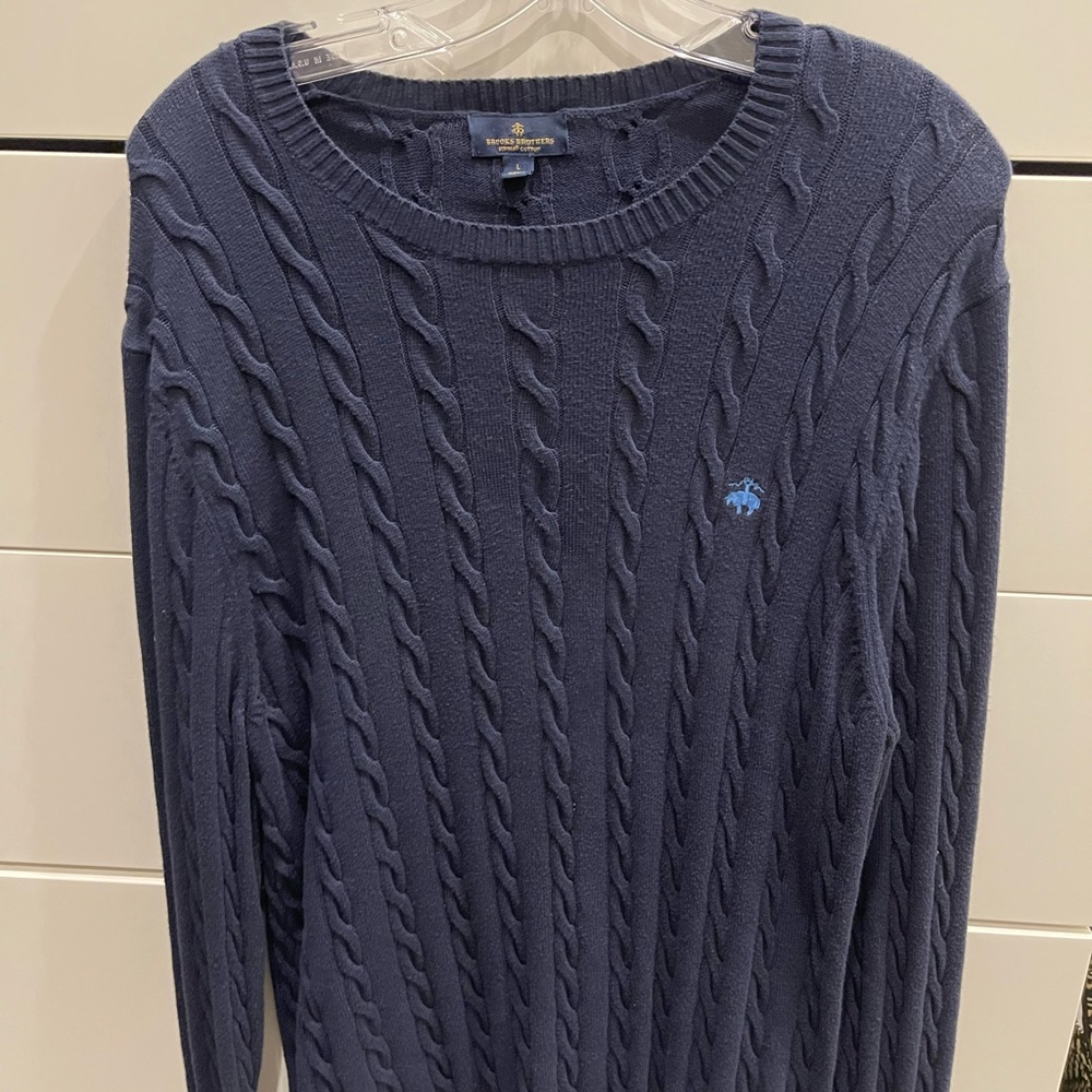 Brooks Brother blue sweater